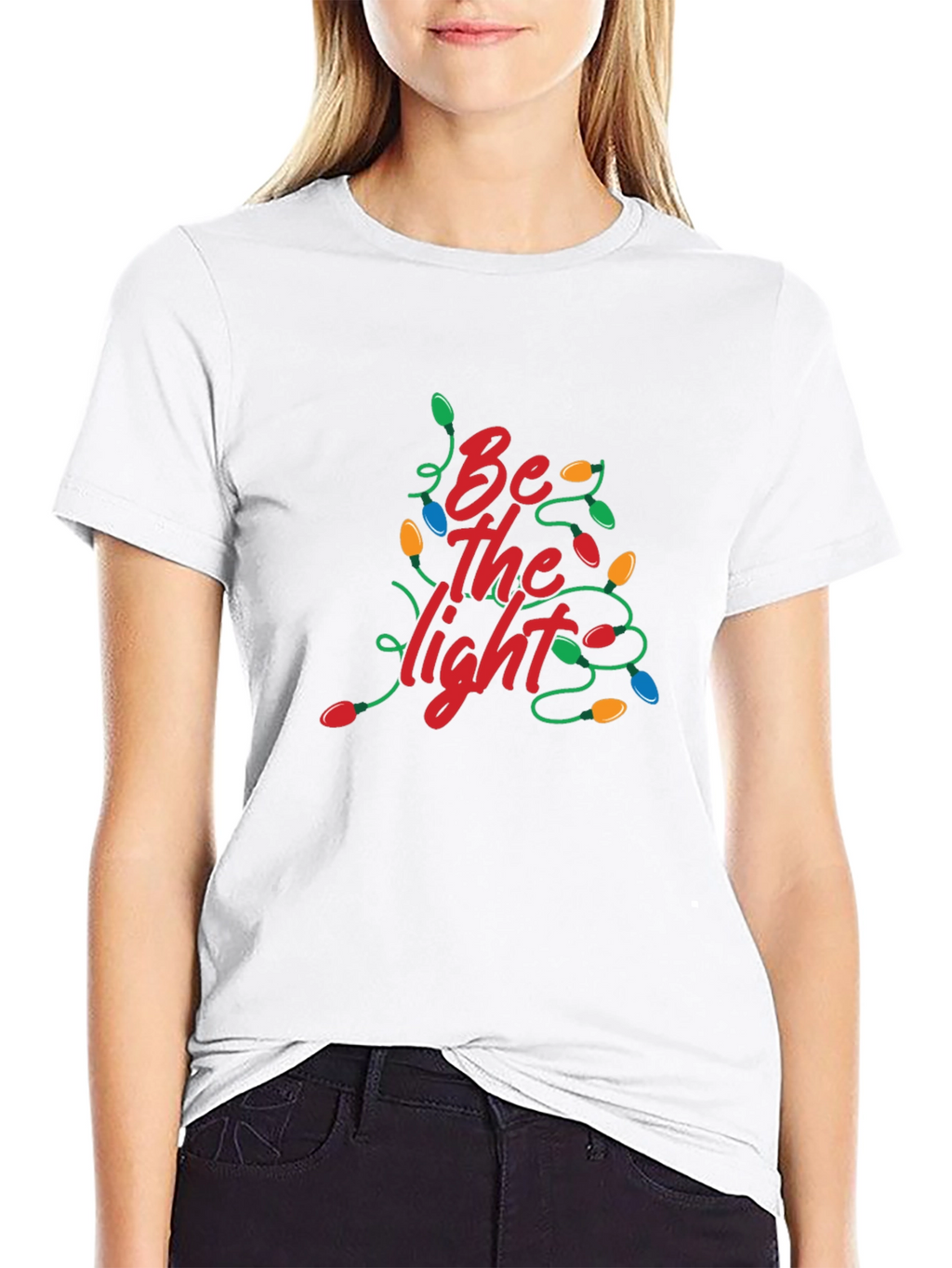 Be the Light Holiday Graphic Tee