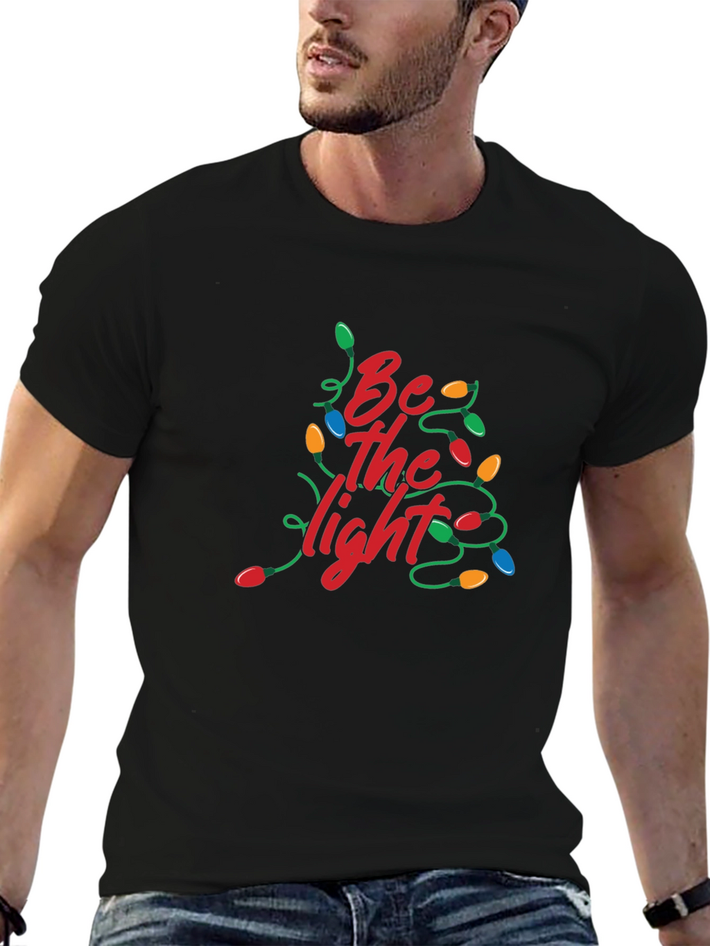 Be the Light Holiday Graphic Tee