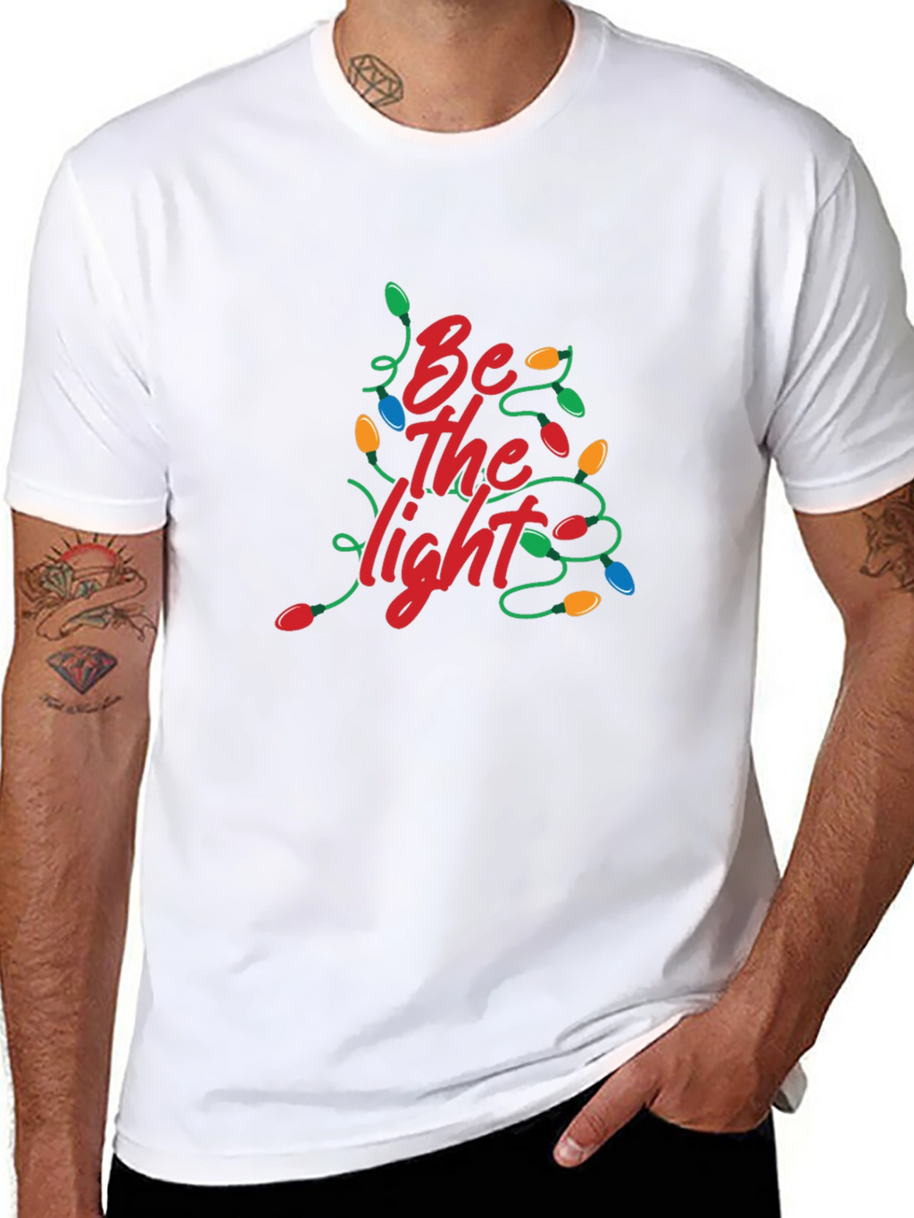 Be the Light Holiday Graphic Tee