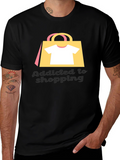 Addicted to Shopping Graphic Tee