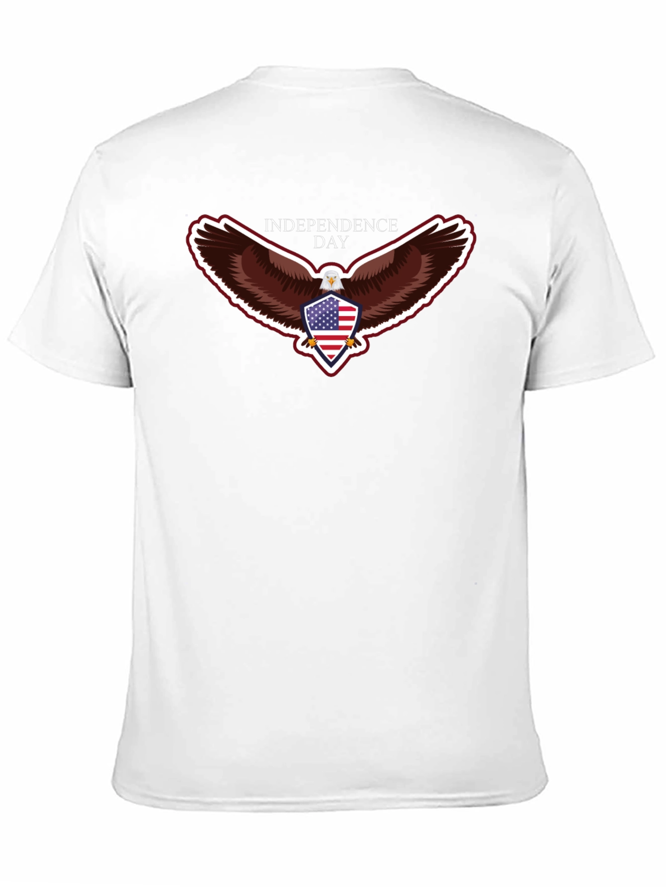 Independence Day Eagle Graphic T-Shirt