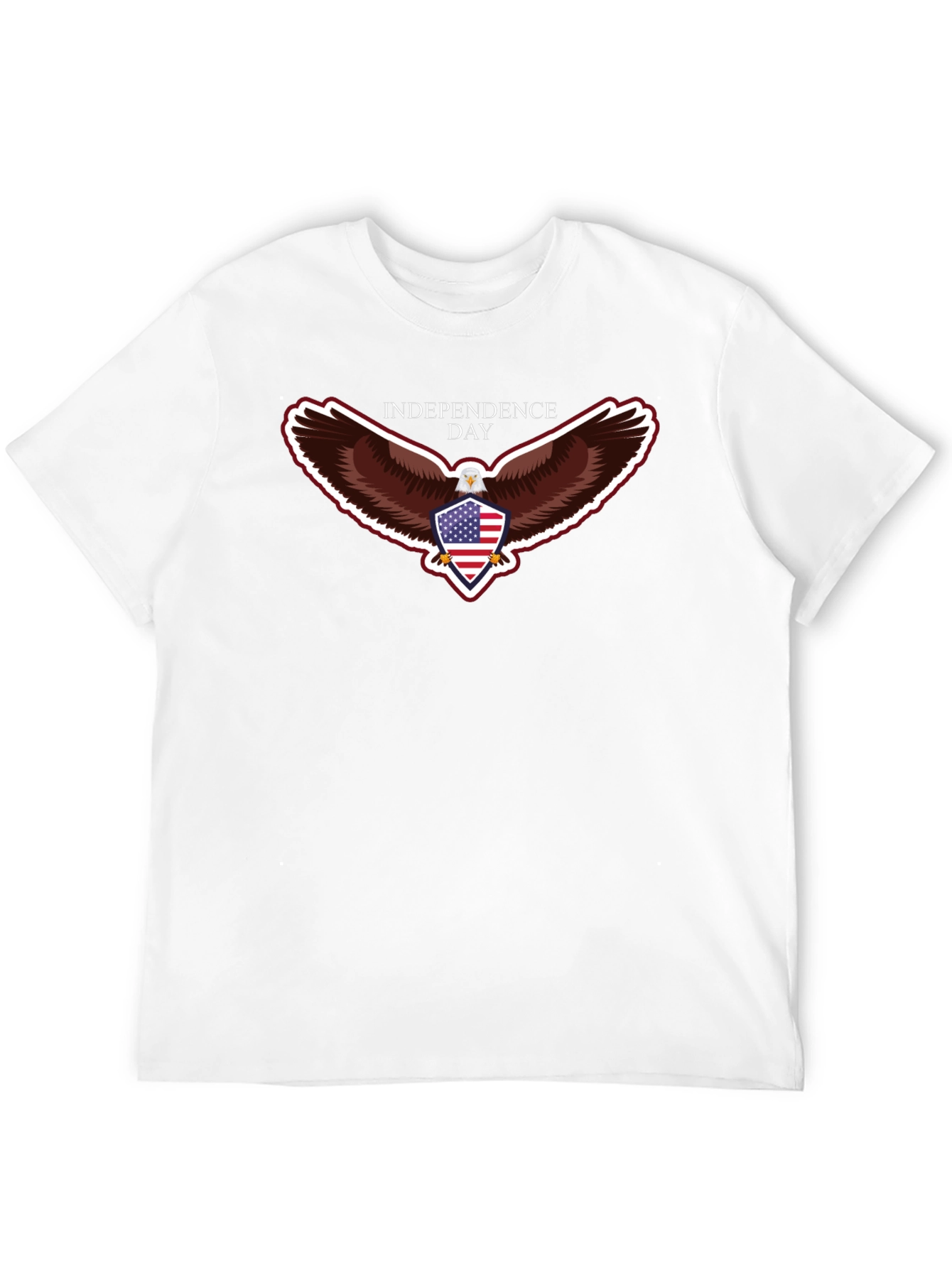 Independence Day Eagle Graphic T-Shirt