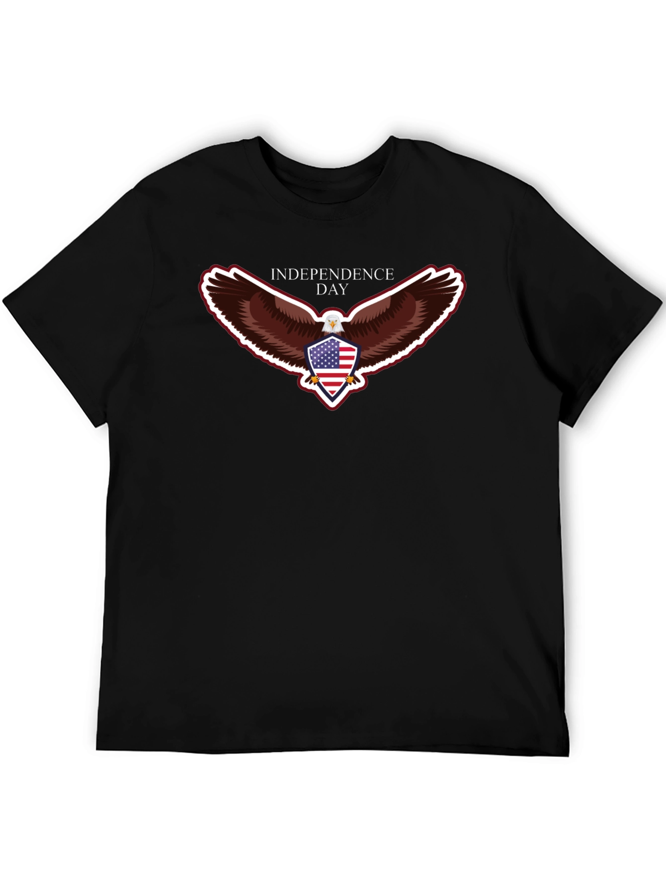 Independence Day Eagle Graphic T-Shirt