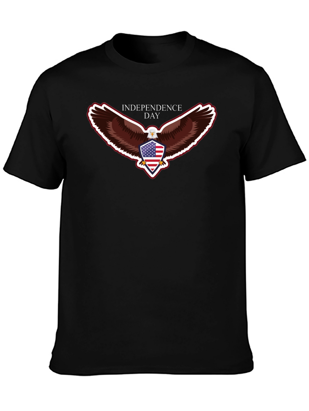 Independence Day Eagle Graphic T-Shirt