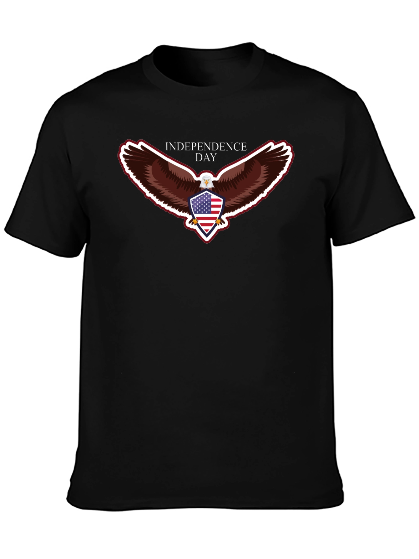 Independence Day Eagle Graphic T-Shirt