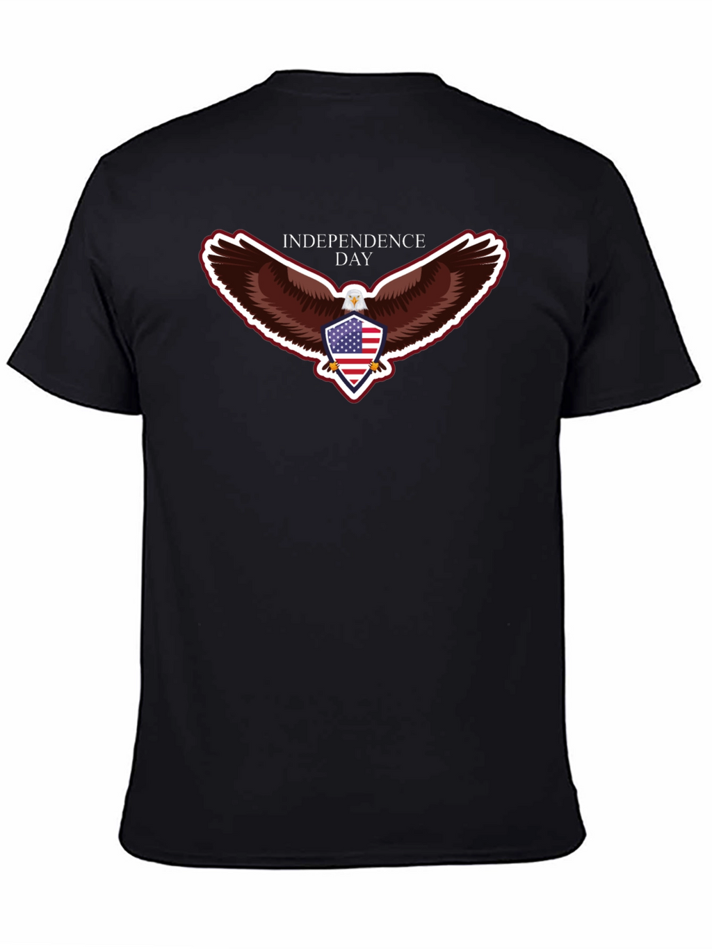 Independence Day Eagle Graphic T-Shirt