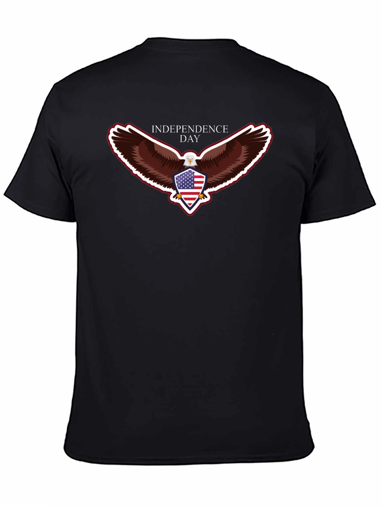 Independence Day Eagle Graphic T-Shirt