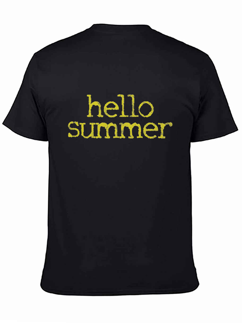 Hello Summer Black T-Shirt