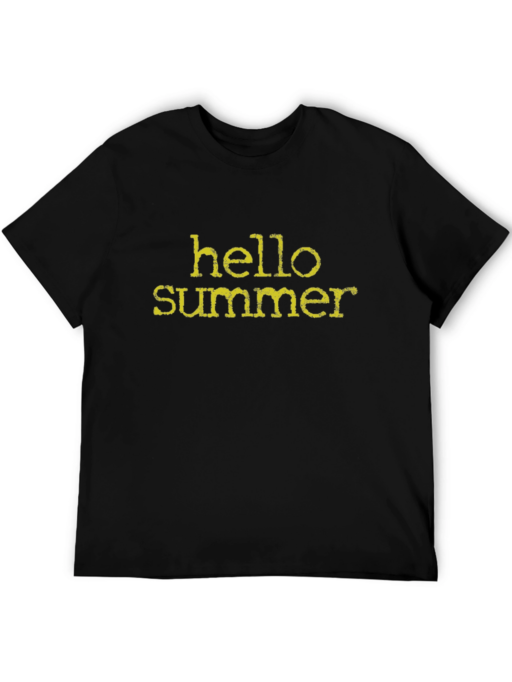 Hello Summer Black T-Shirt