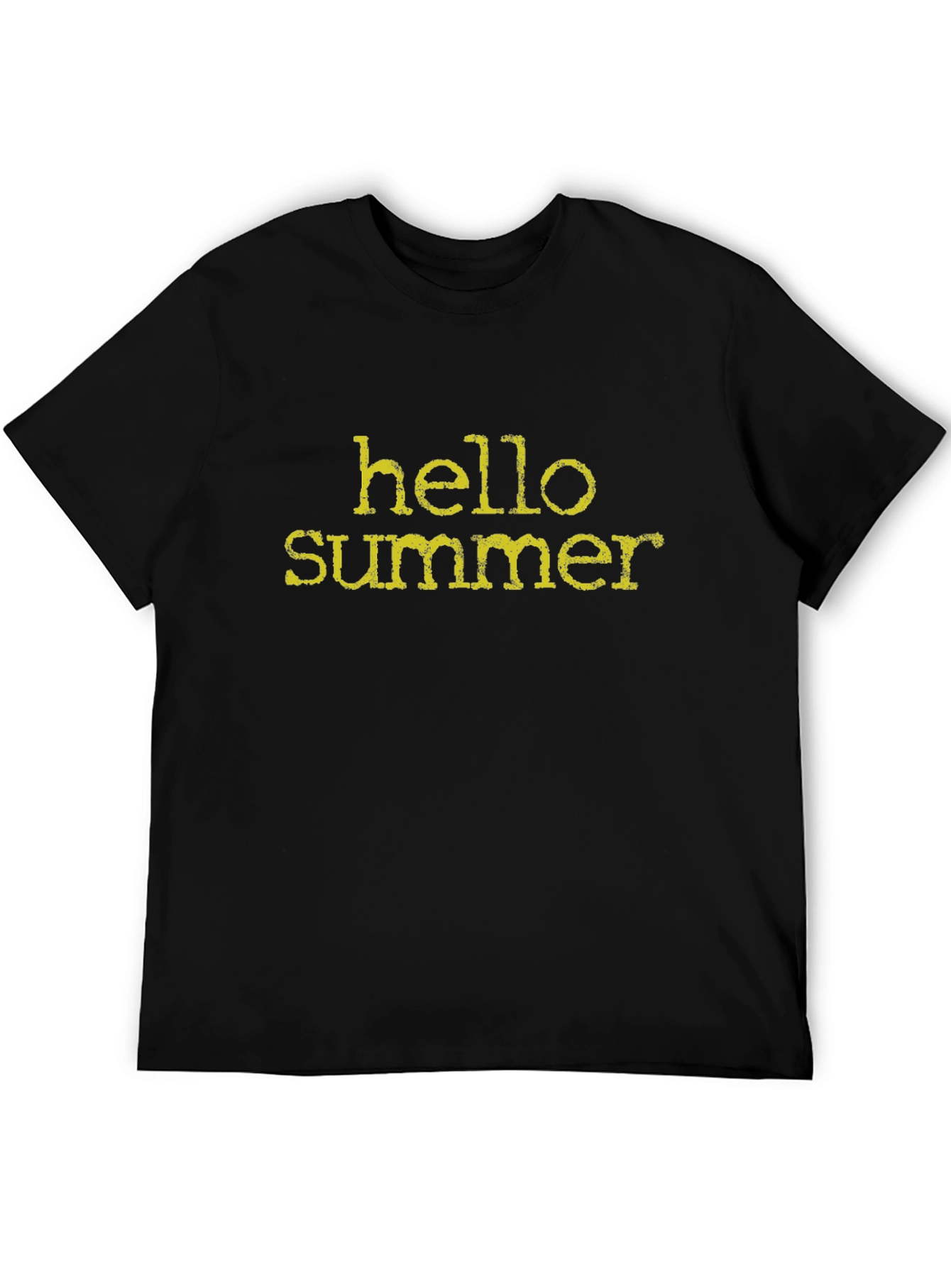 Hello Summer Black T-Shirt