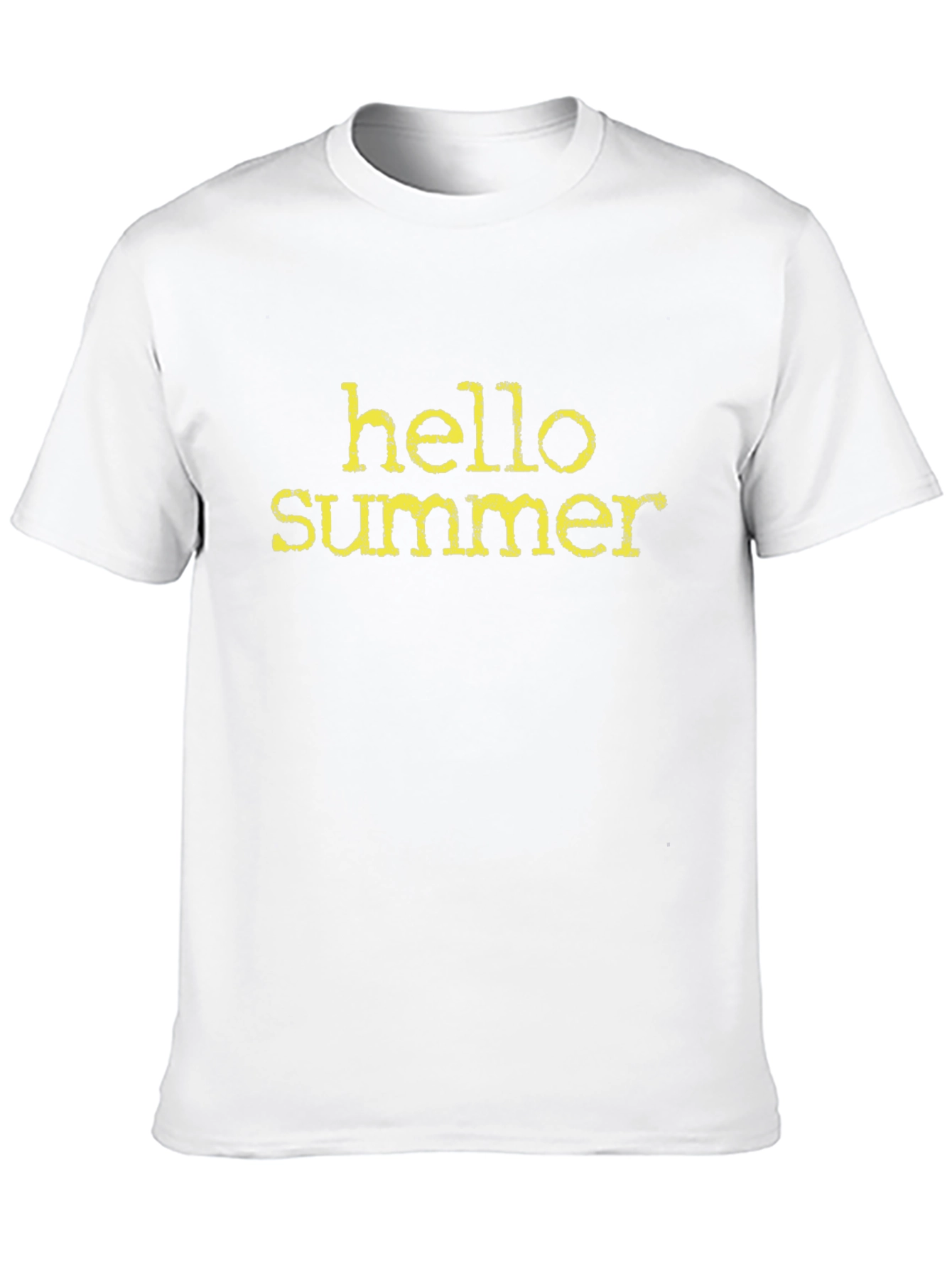 Hello Summer Black T-Shirt