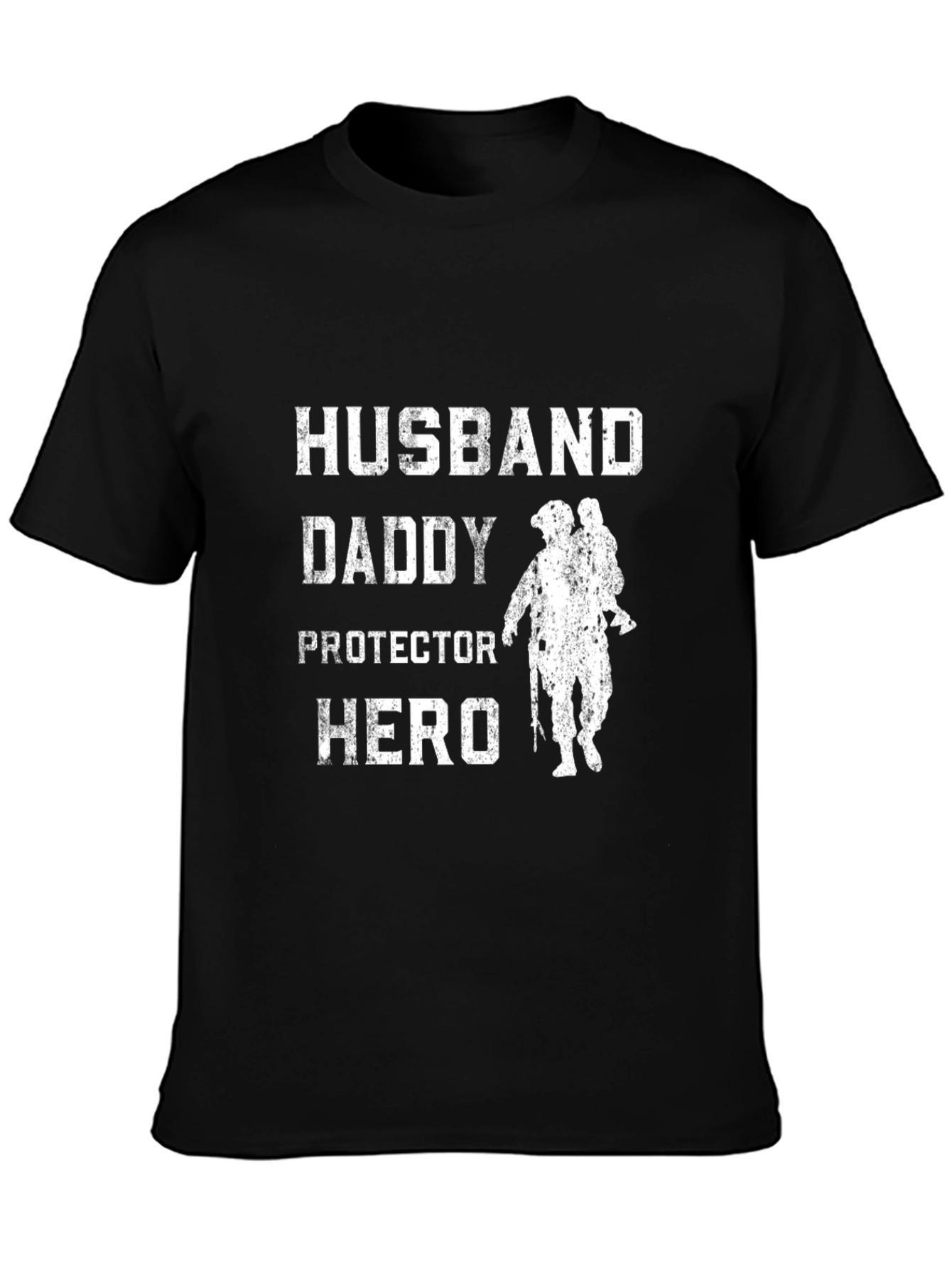 Husband Daddy Protector Hero Graphic Tee