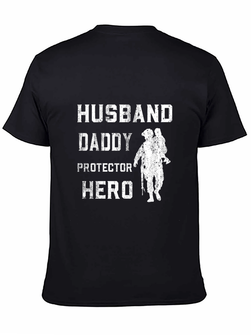 Husband Daddy Protector Hero Graphic Tee