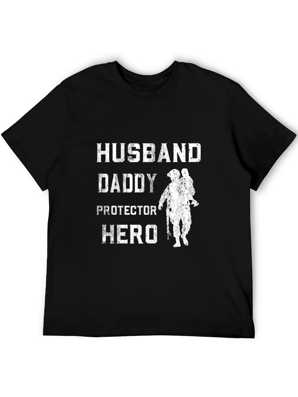 Husband Daddy Protector Hero Graphic Tee