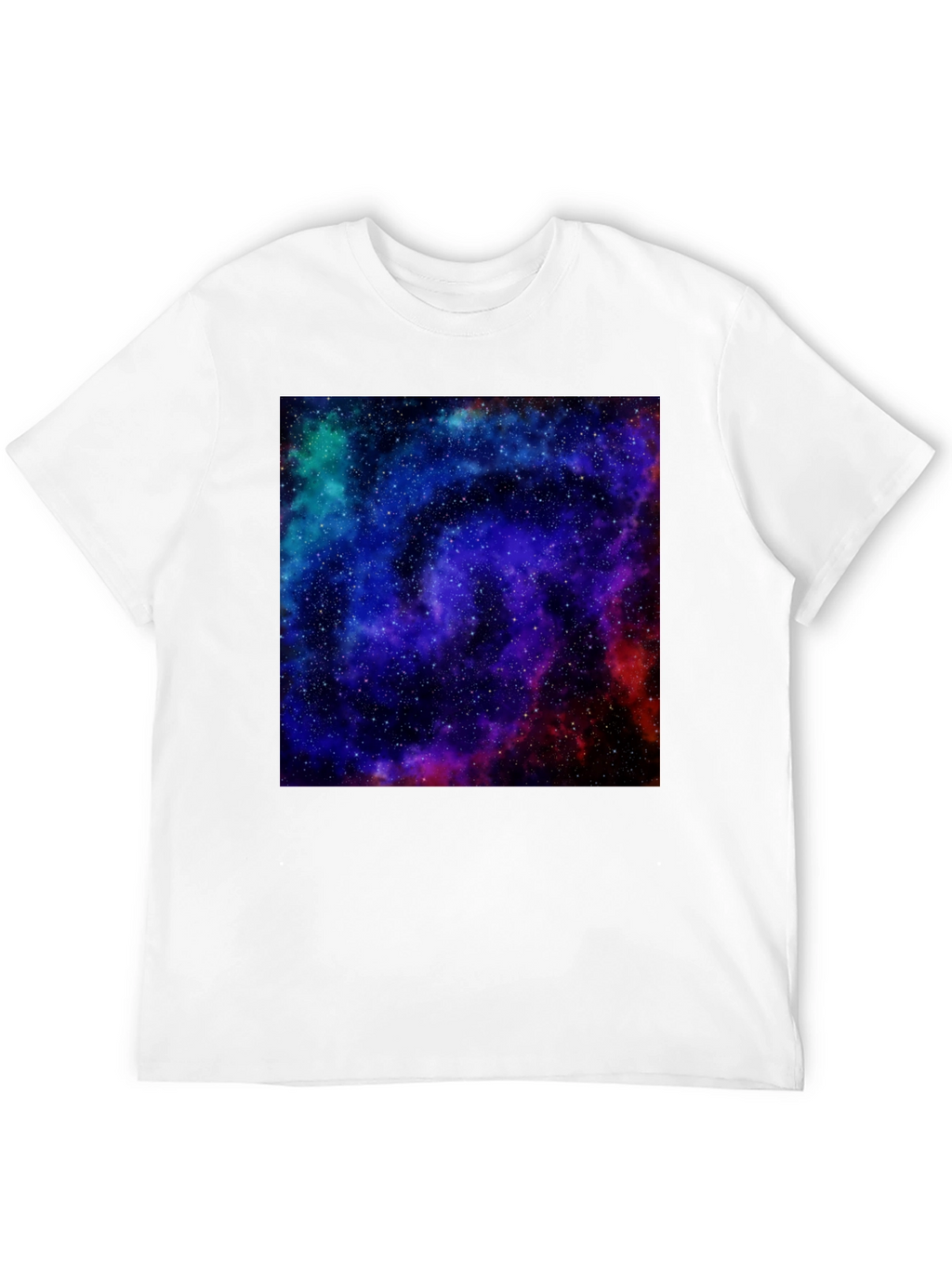 Galaxy Print Black T-Shirt