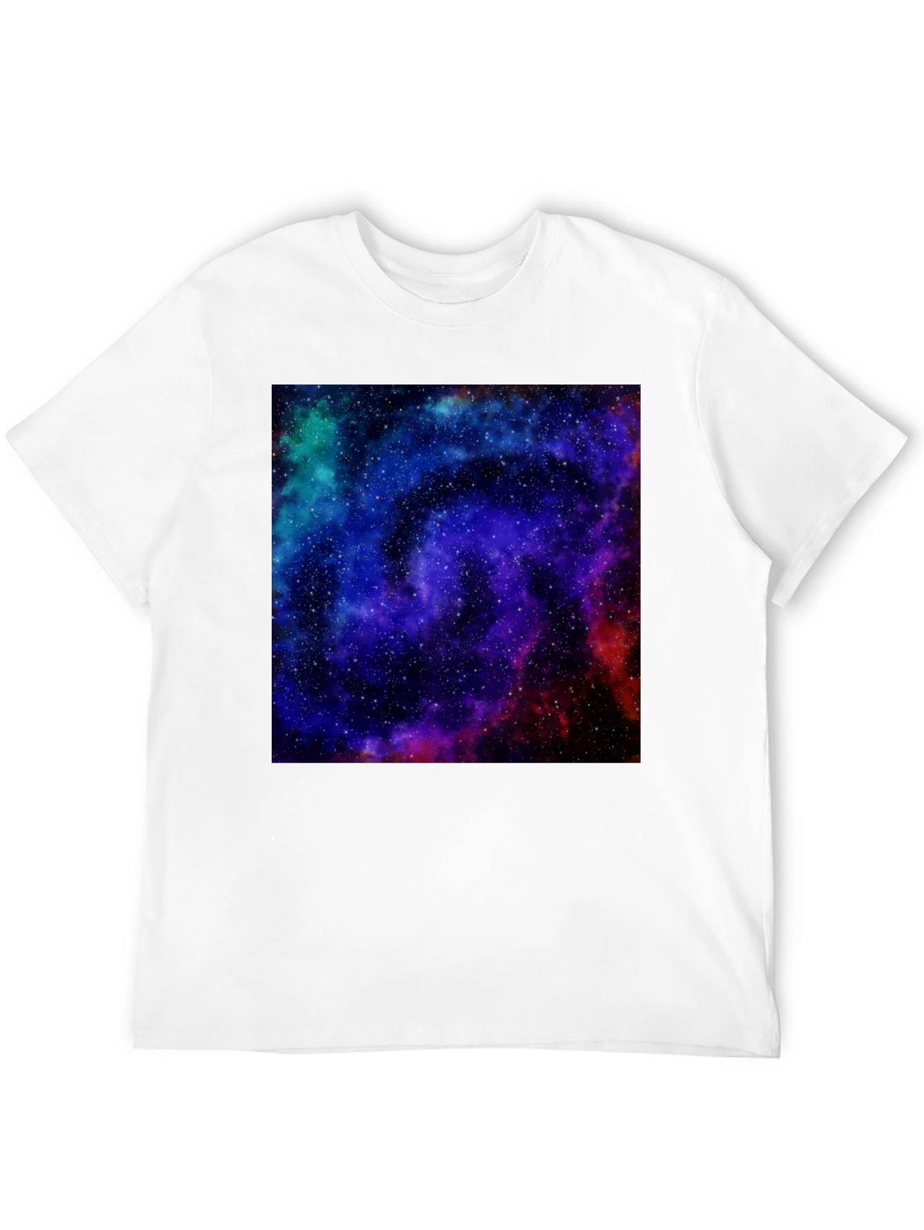 Galaxy Print Black T-Shirt