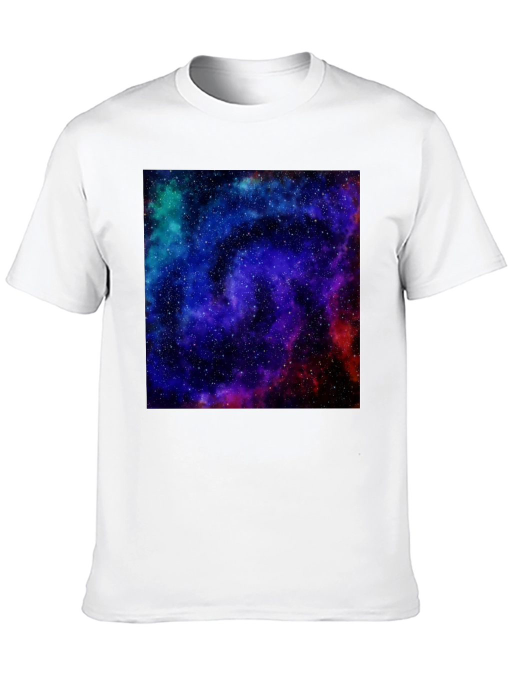 Galaxy Print Black T-Shirt