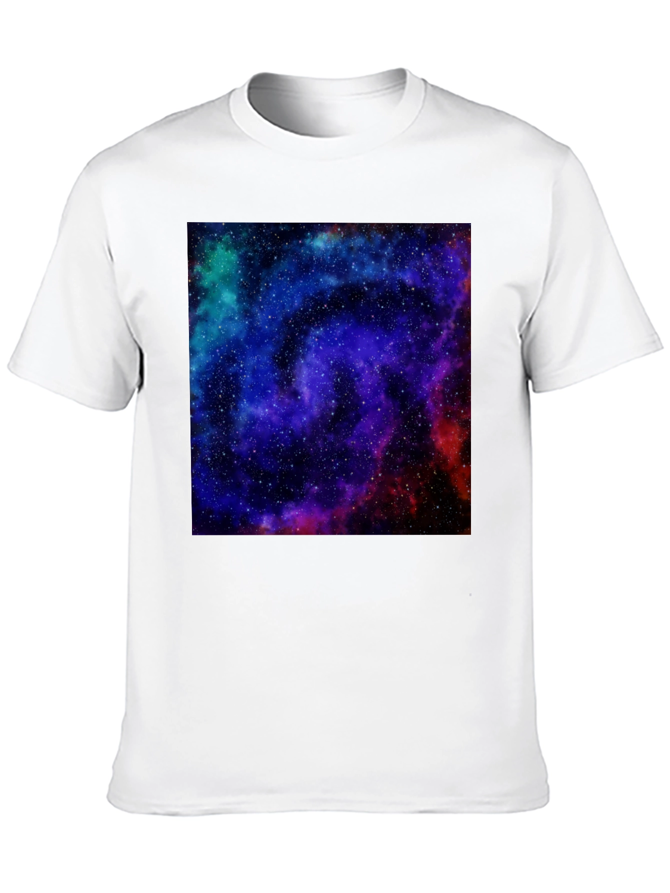 Galaxy Print Black T-Shirt