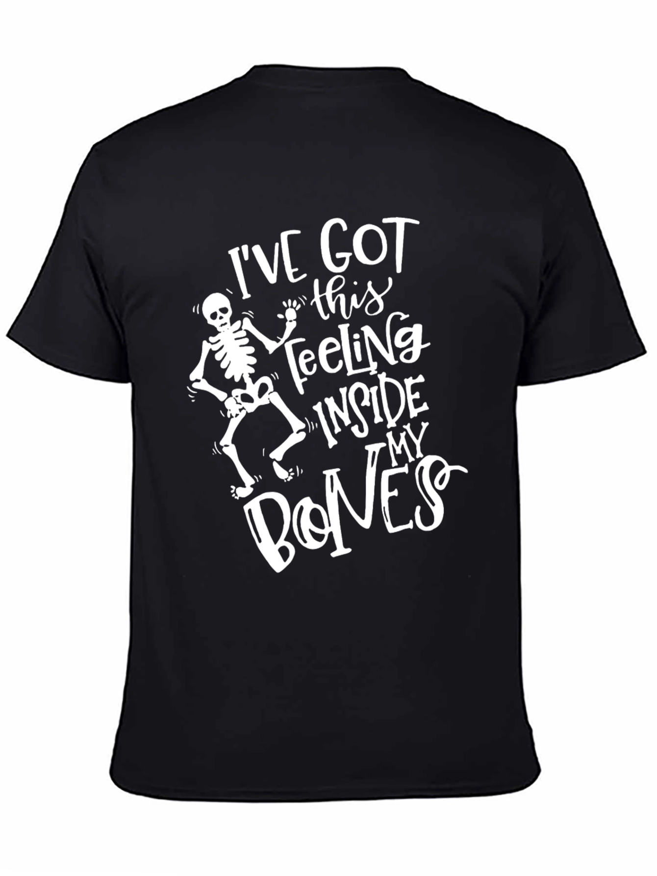 Funny Halloween Skeleton Graphic T-Shirt