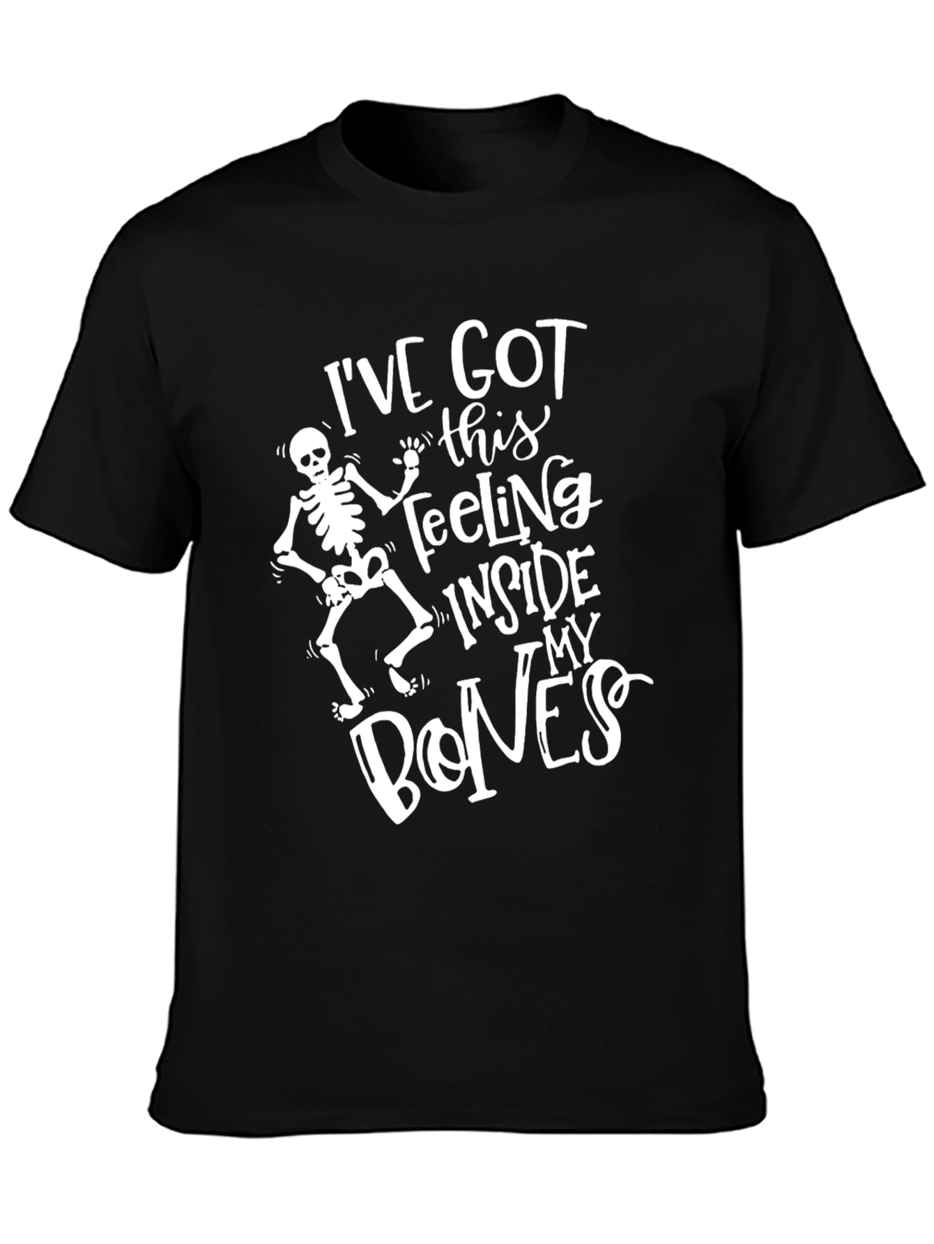Funny Halloween Skeleton Graphic T-Shirt