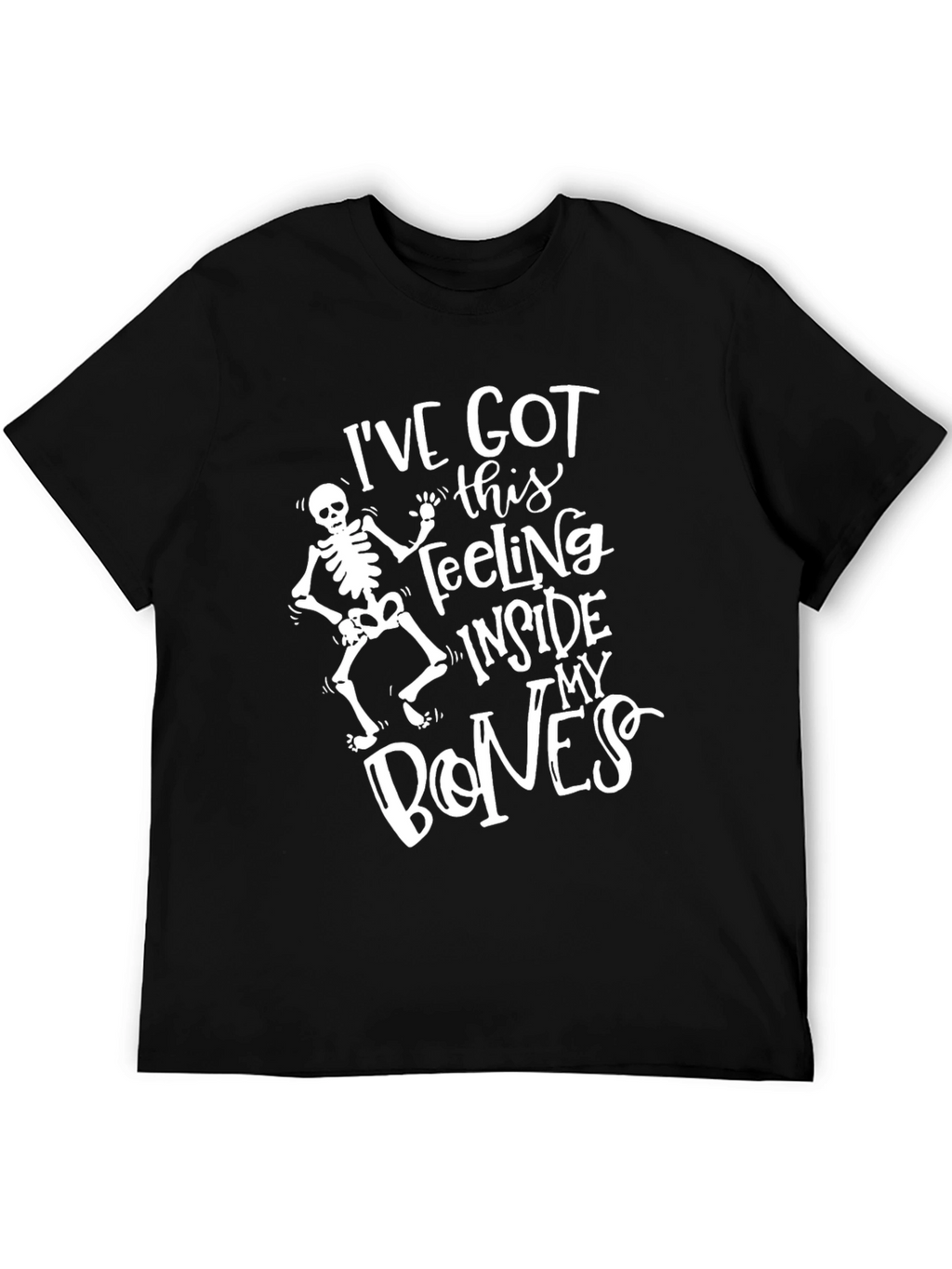 Funny Halloween Skeleton Graphic T-Shirt