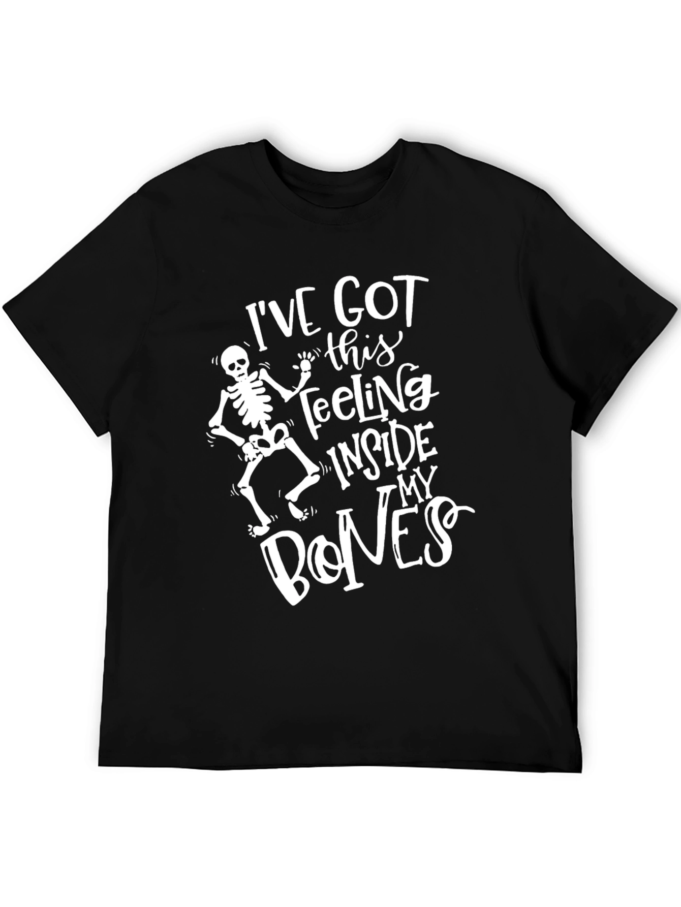 Funny Halloween Skeleton Graphic T-Shirt