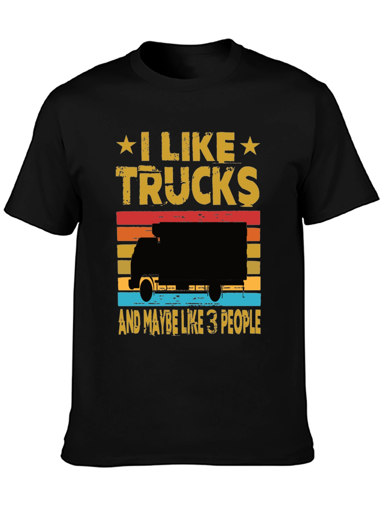 I Like Trucks T-Shirt - Funny Trucker Tee