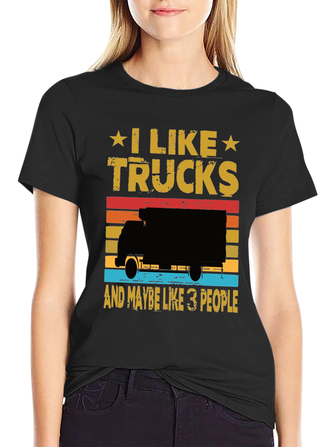 I Like Trucks T-Shirt - Funny Trucker Tee
