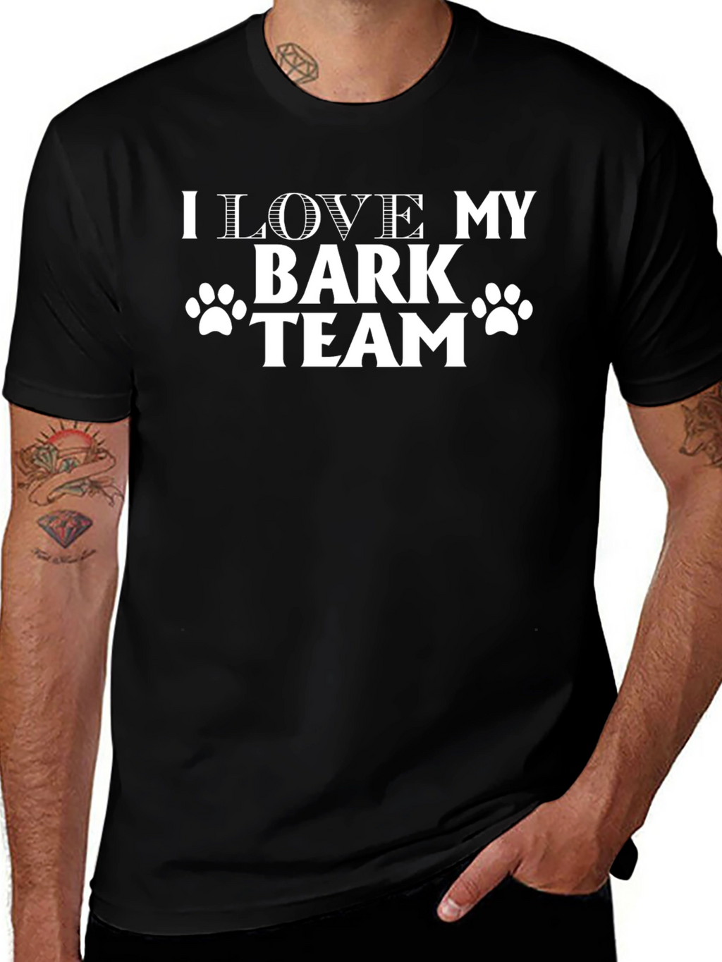 I Love My Bark Team T-Shirt