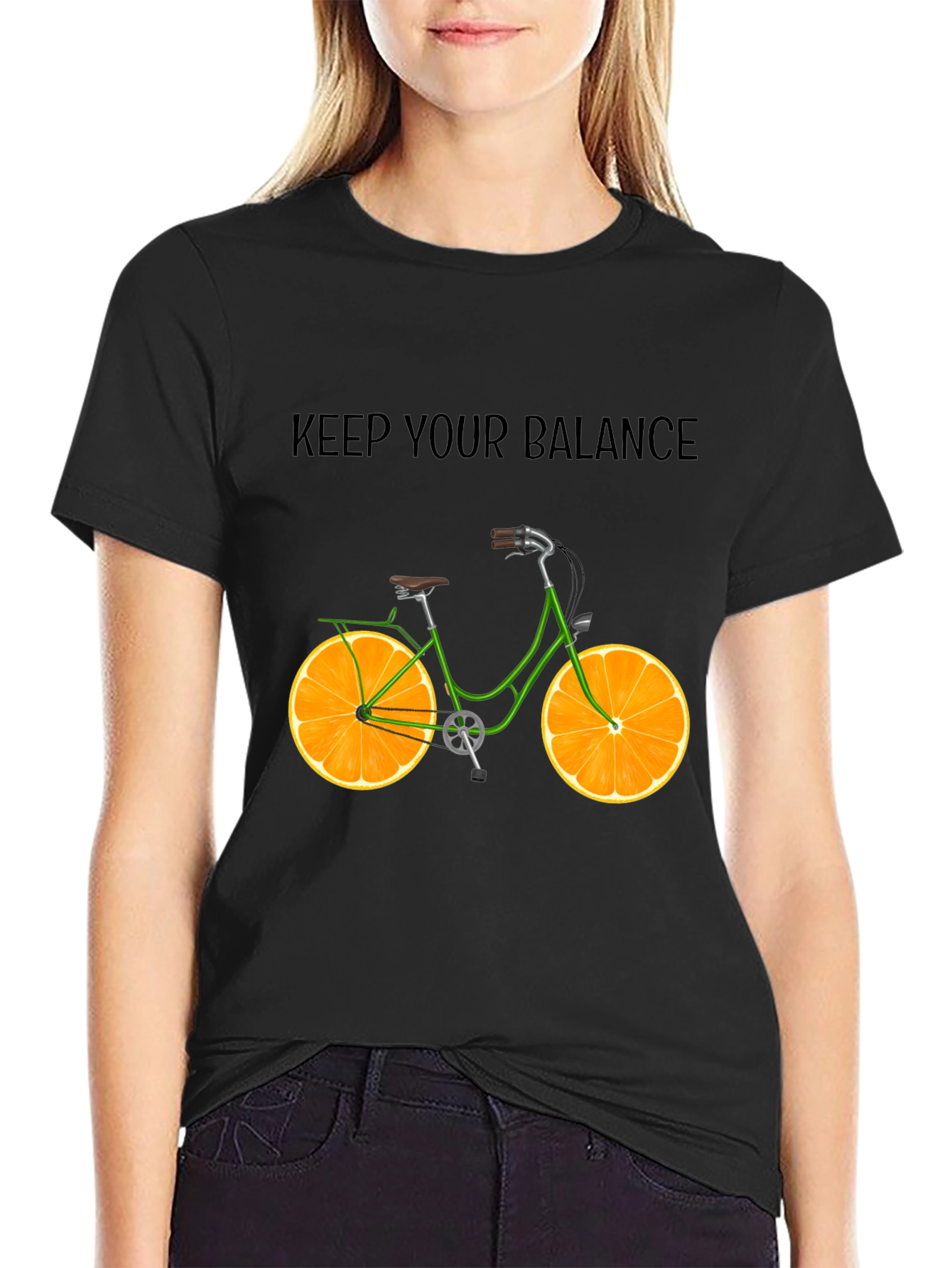Balance Bike Tee - Orange Slice Wheels