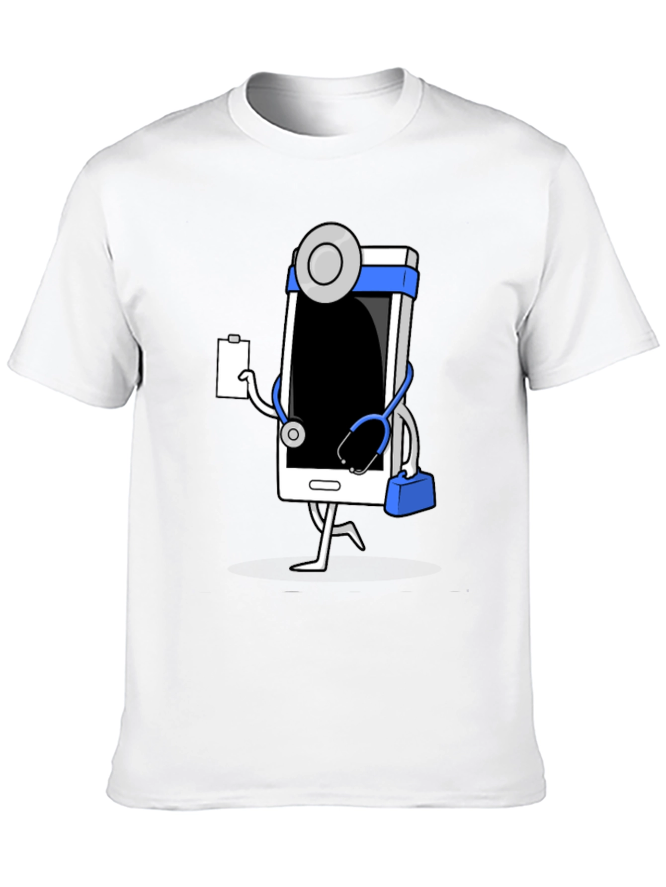 Doctor Phone Black T-Shirt