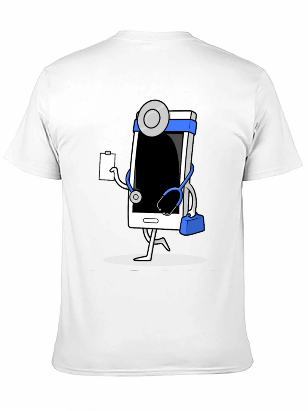 Doctor Phone Black T-Shirt