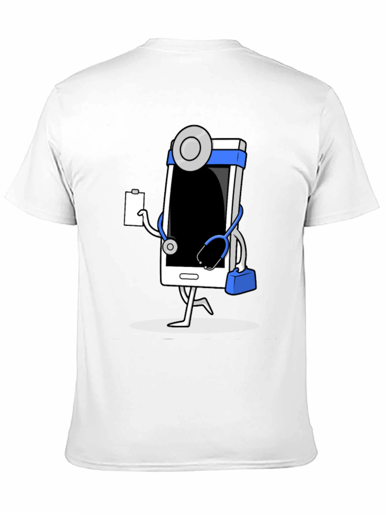 Doctor Phone Black T-Shirt