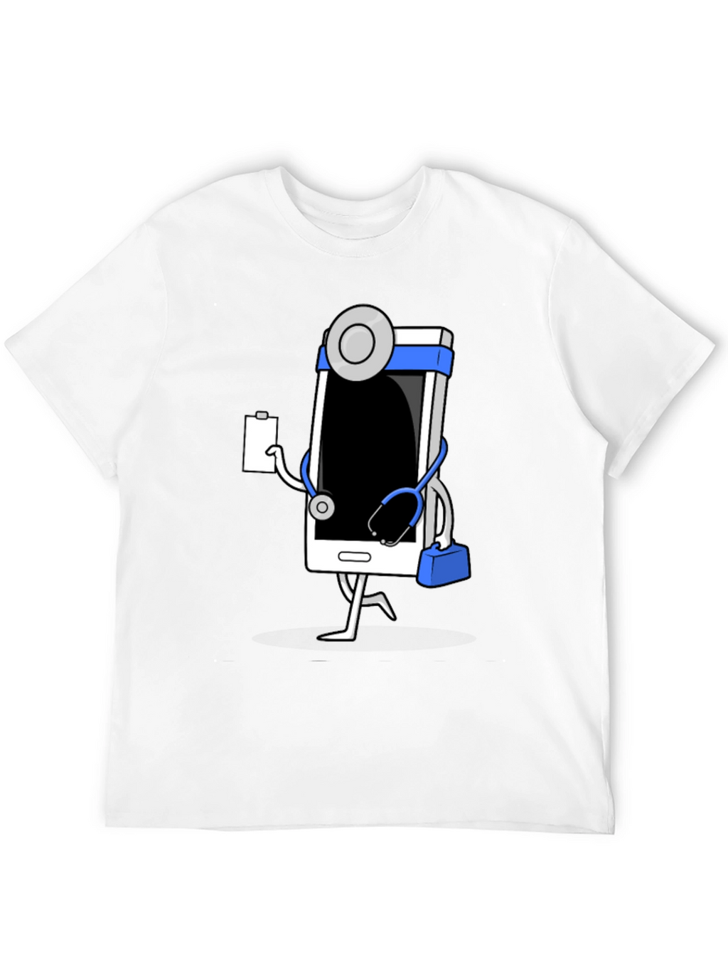Doctor Phone Black T-Shirt