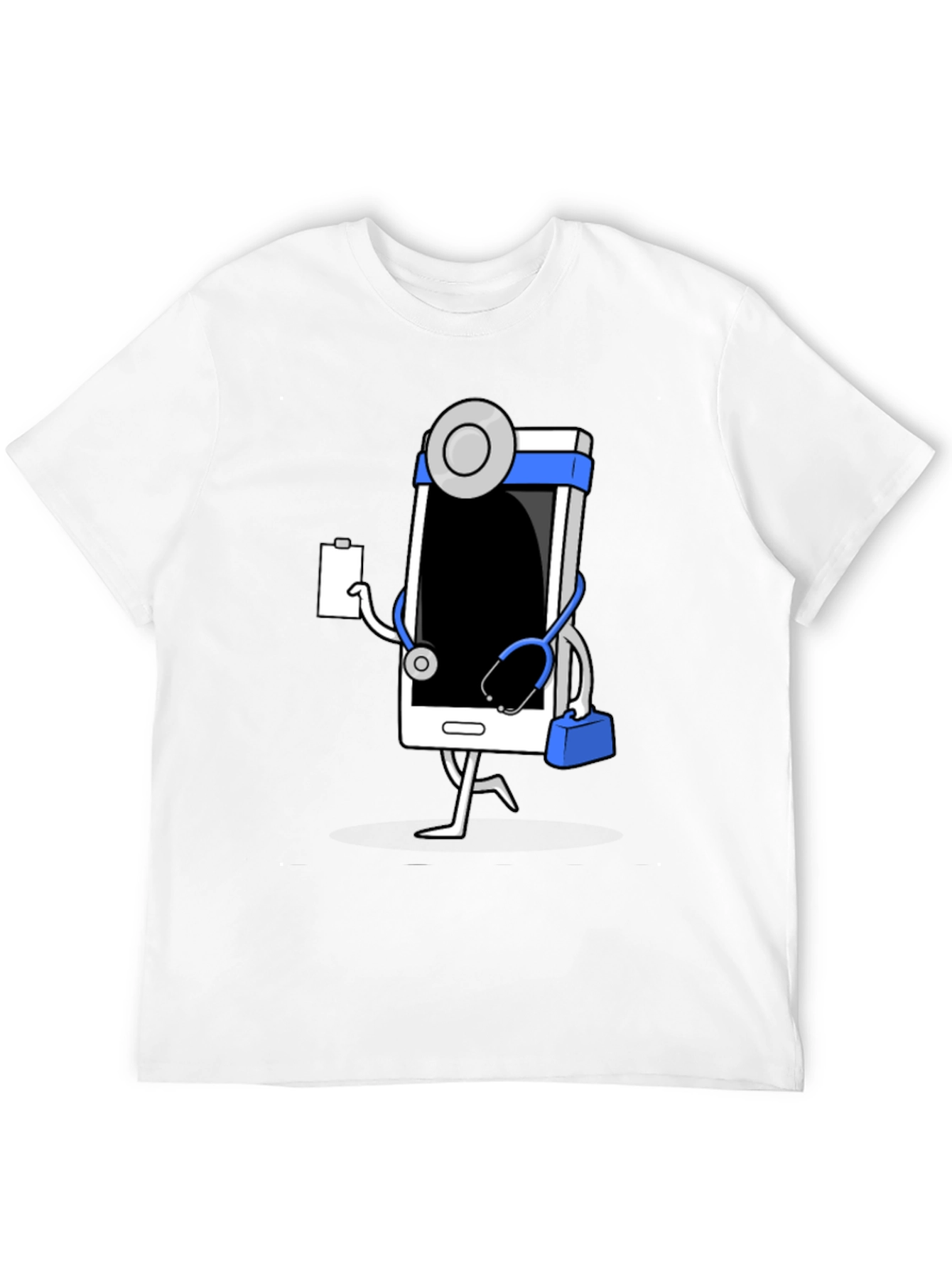 Doctor Phone Black T-Shirt