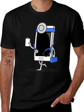 Doctor Phone Black T-Shirt