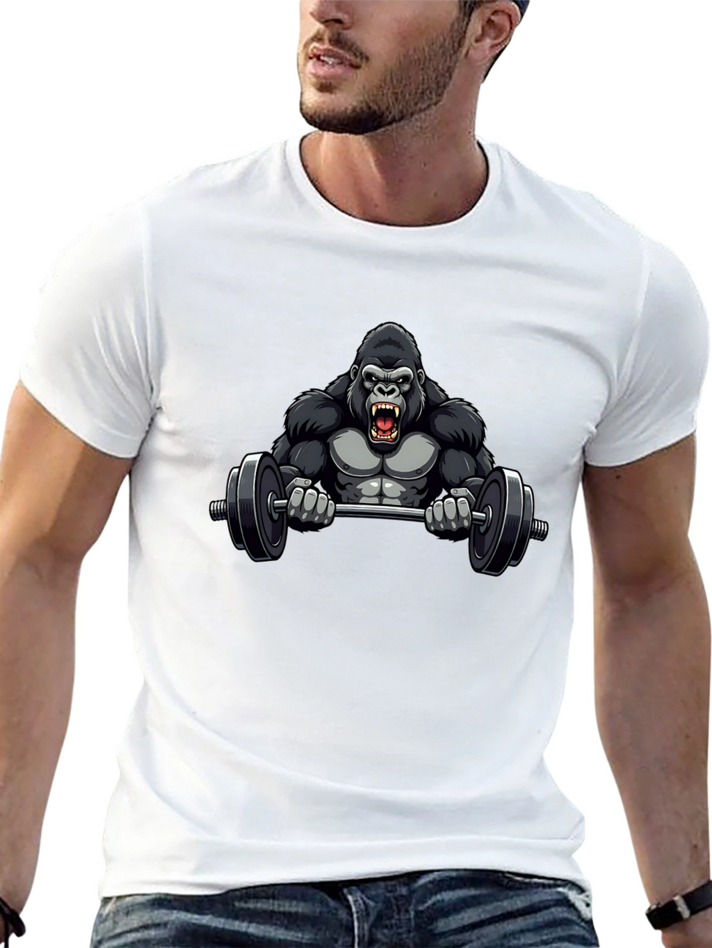 Gorilla Gym Black T-Shirt