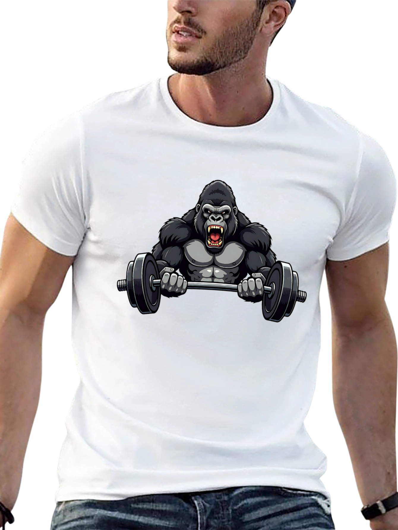 Gorilla Gym Black T-Shirt