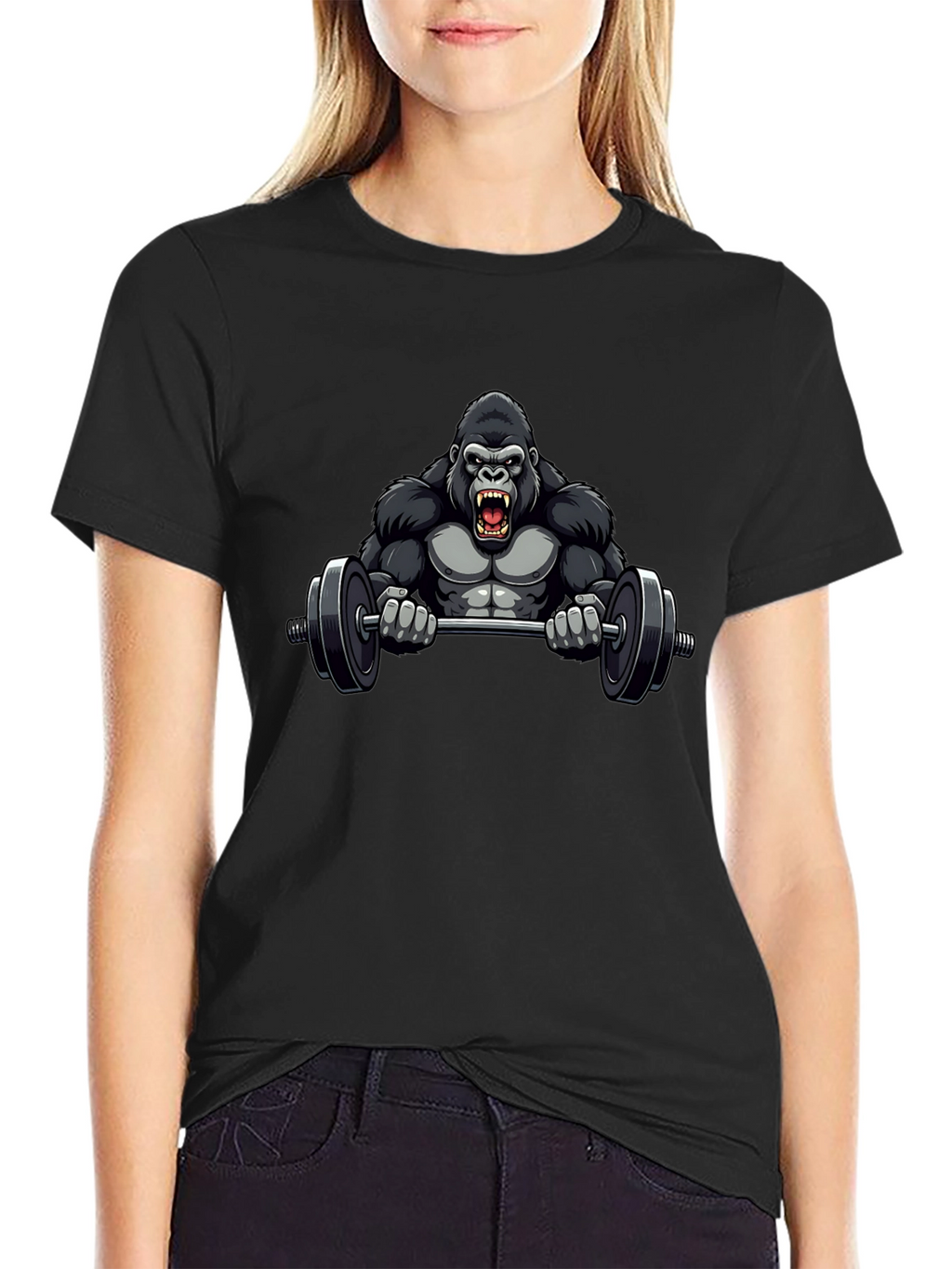 Gorilla Gym Black T-Shirt