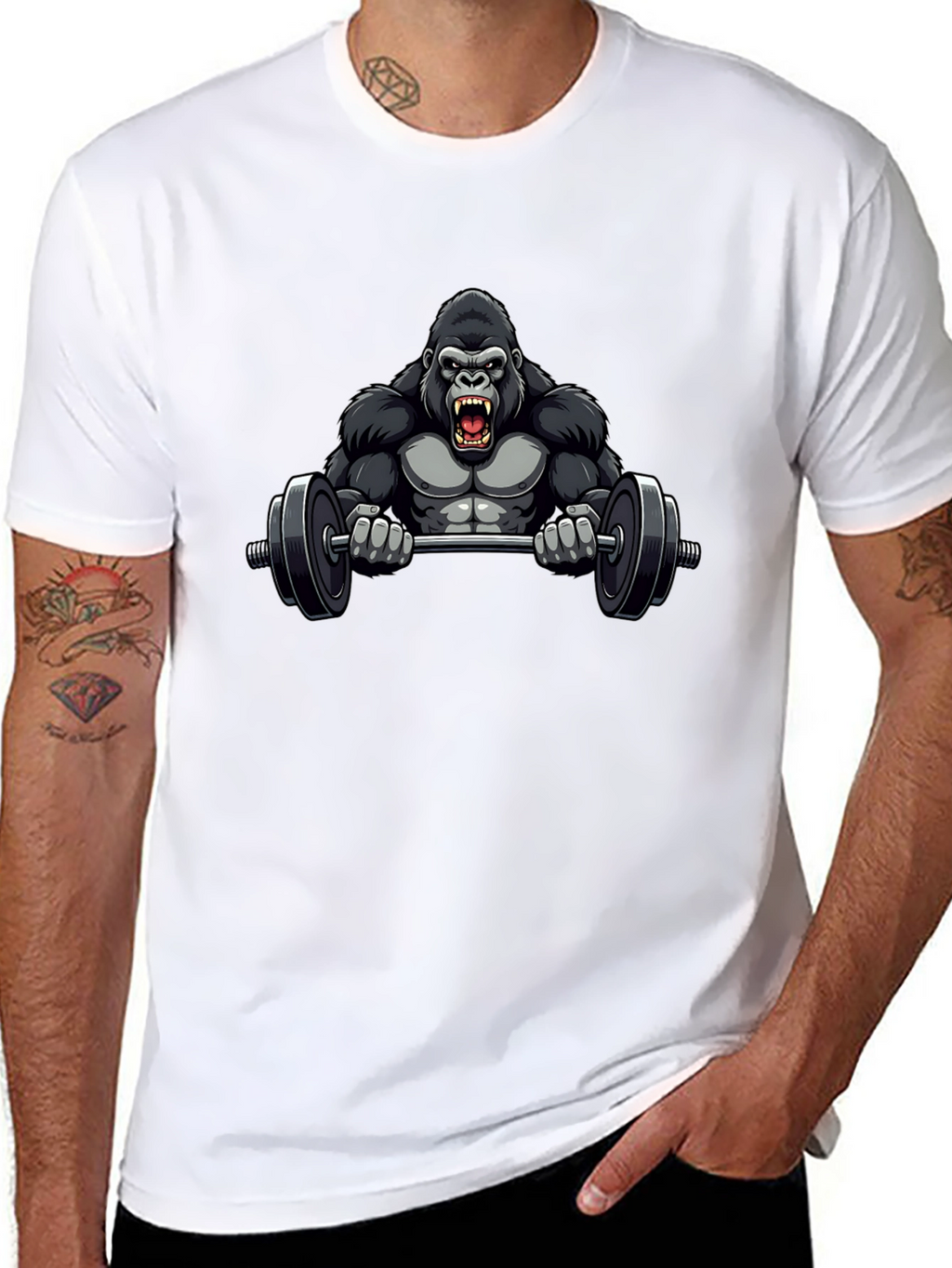 Gorilla Gym Black T-Shirt