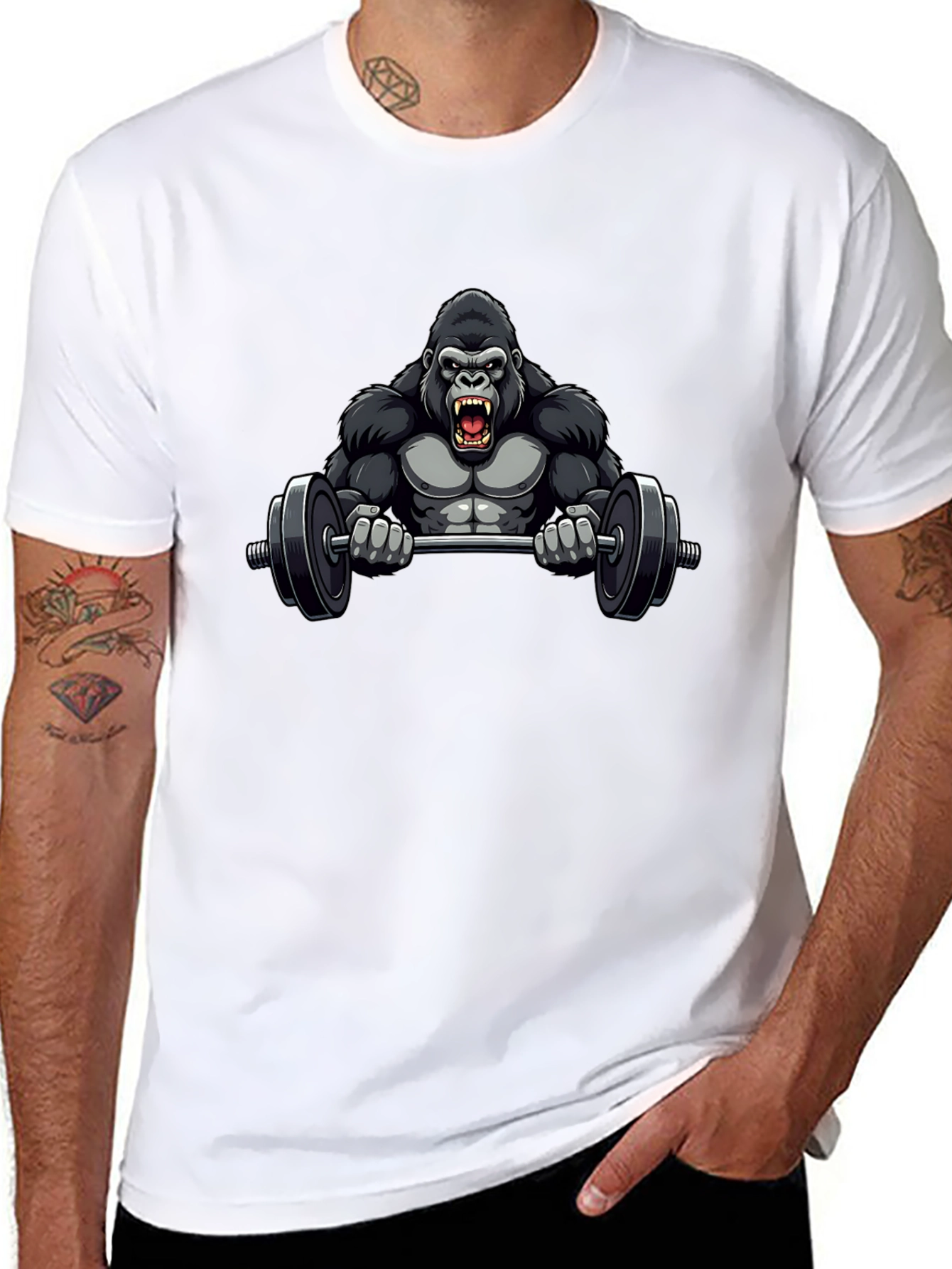 Gorilla Gym Black T-Shirt