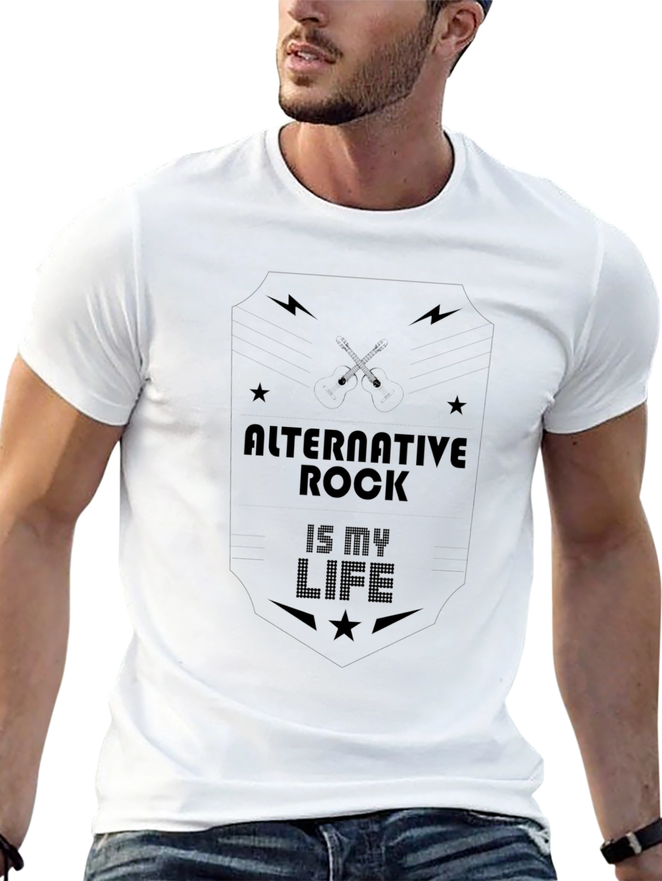Alternative Rock Is My Life Mens T-Shirt