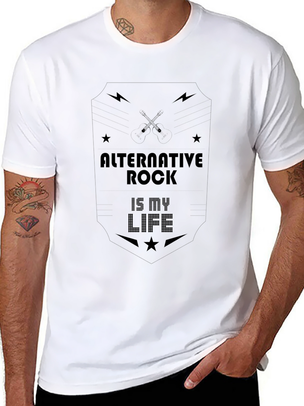 Alternative Rock Is My Life Mens T-Shirt