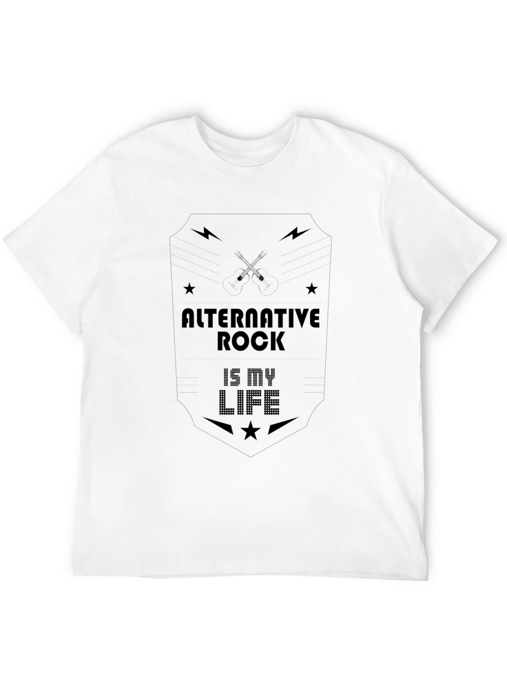 Alternative Rock Is My Life Mens T-Shirt