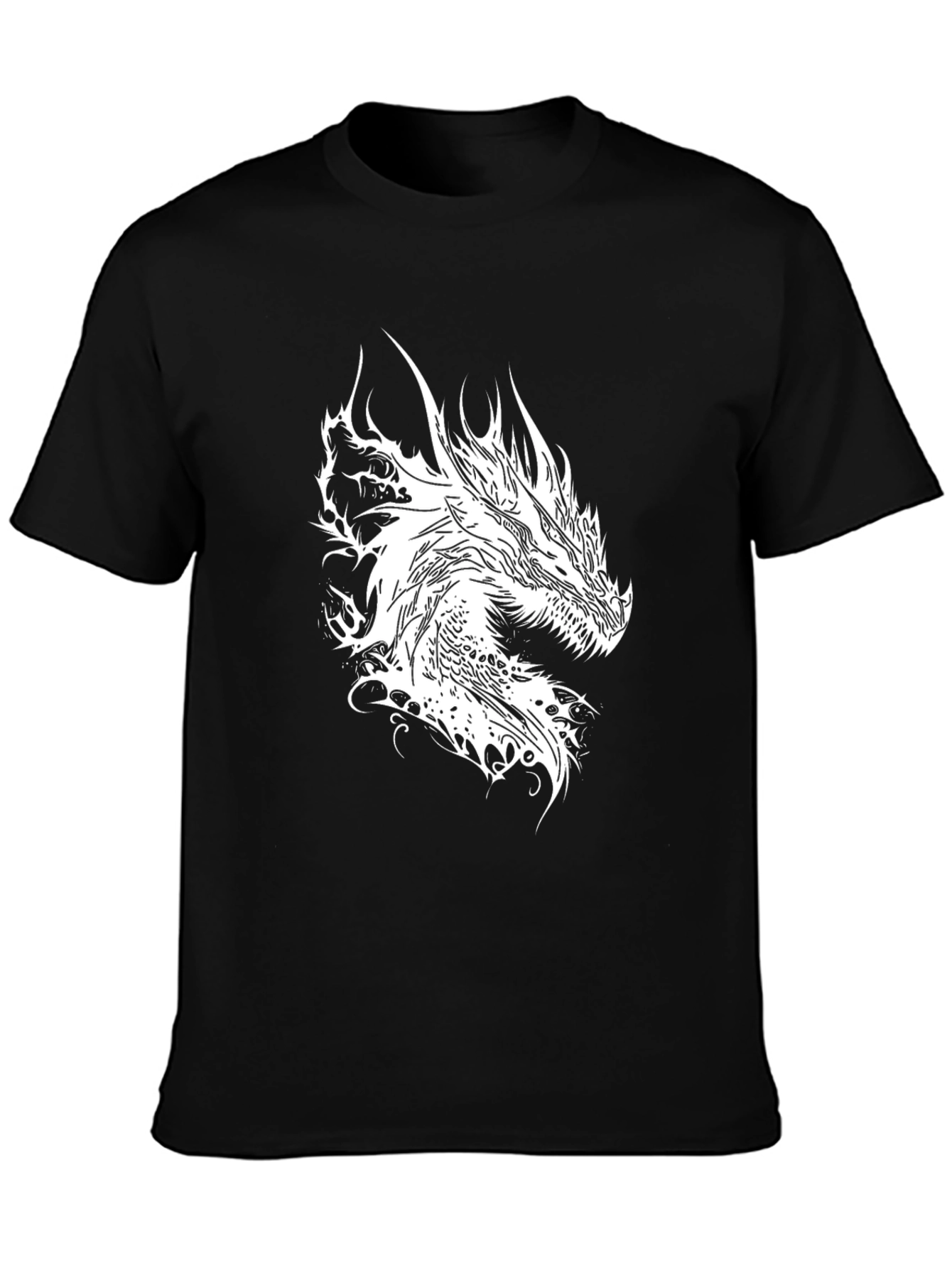 Dragon Graphic T-Shirt - Black