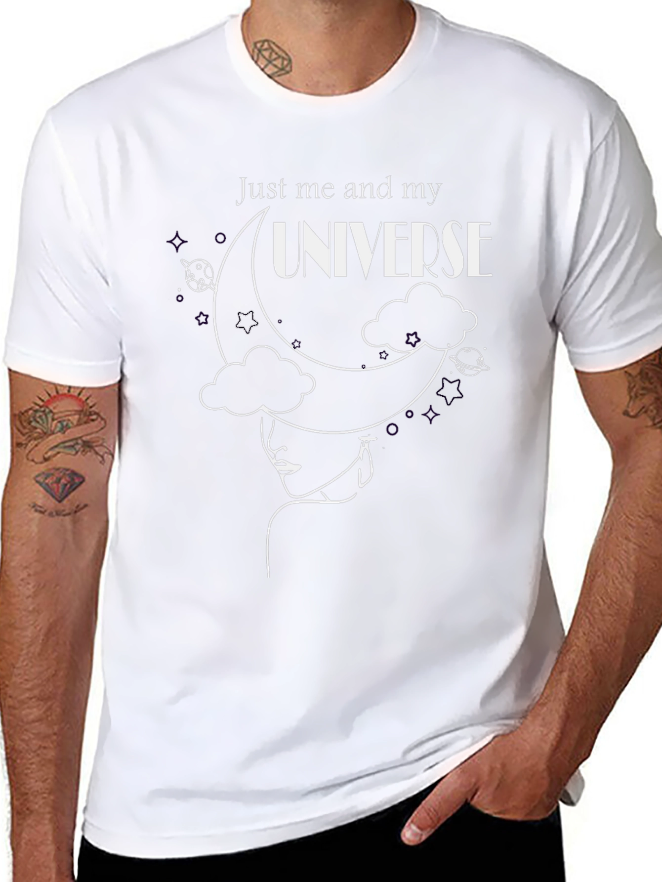 Just Me and My Universe Graphic T-Shirt
