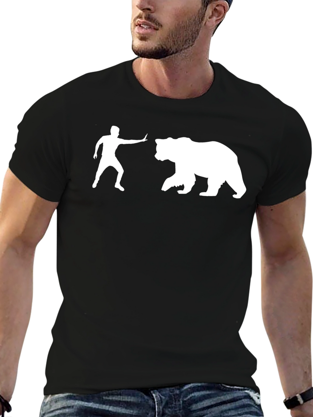 Funny Bear T-Shirt - Stand Your Ground