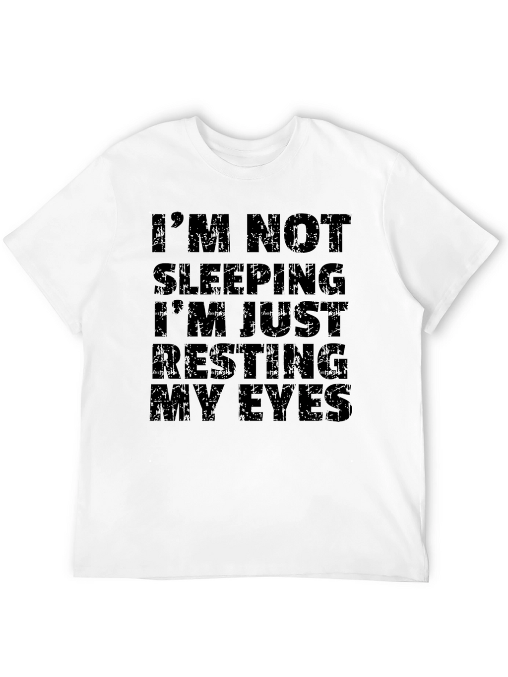 Funny Resting Eyes Graphic T-Shirt