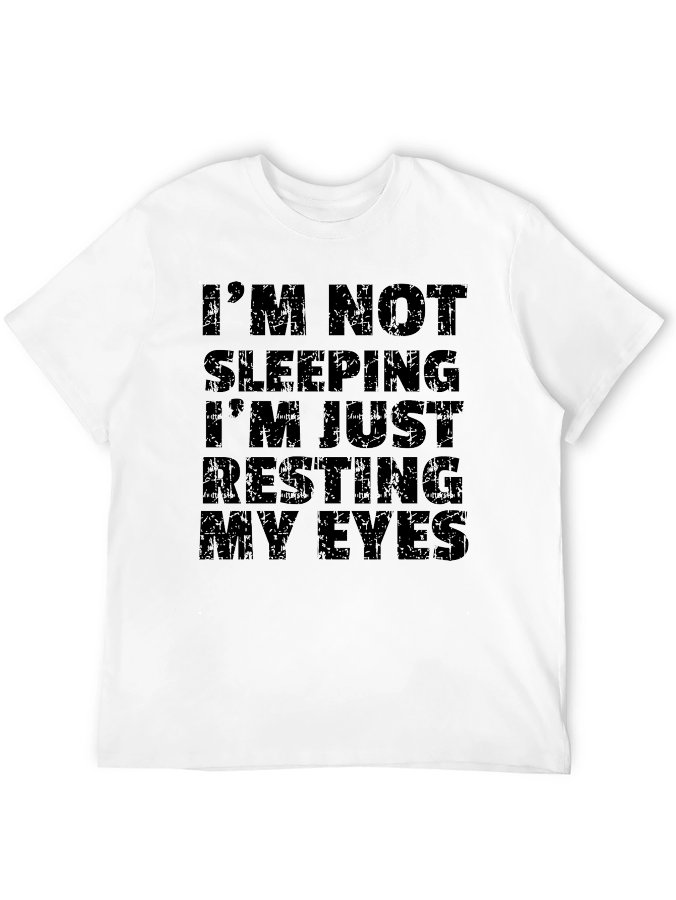 Funny Resting Eyes Graphic T-Shirt