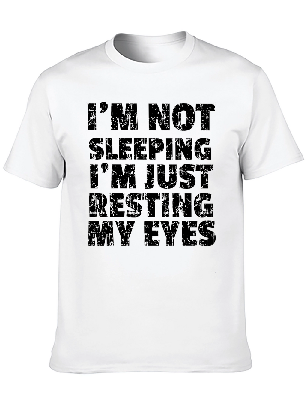 Funny Resting Eyes Graphic T-Shirt